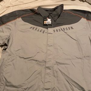 Men’s Harley Davidson button up shirt